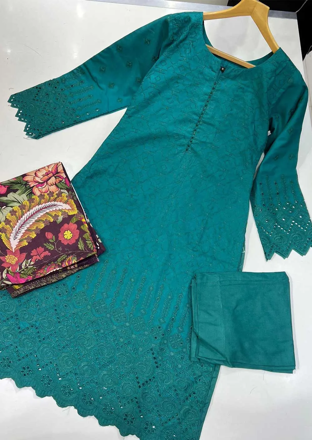JR-915-R - Readymade - Zarqa Chickenkari Collection By Johra 2022