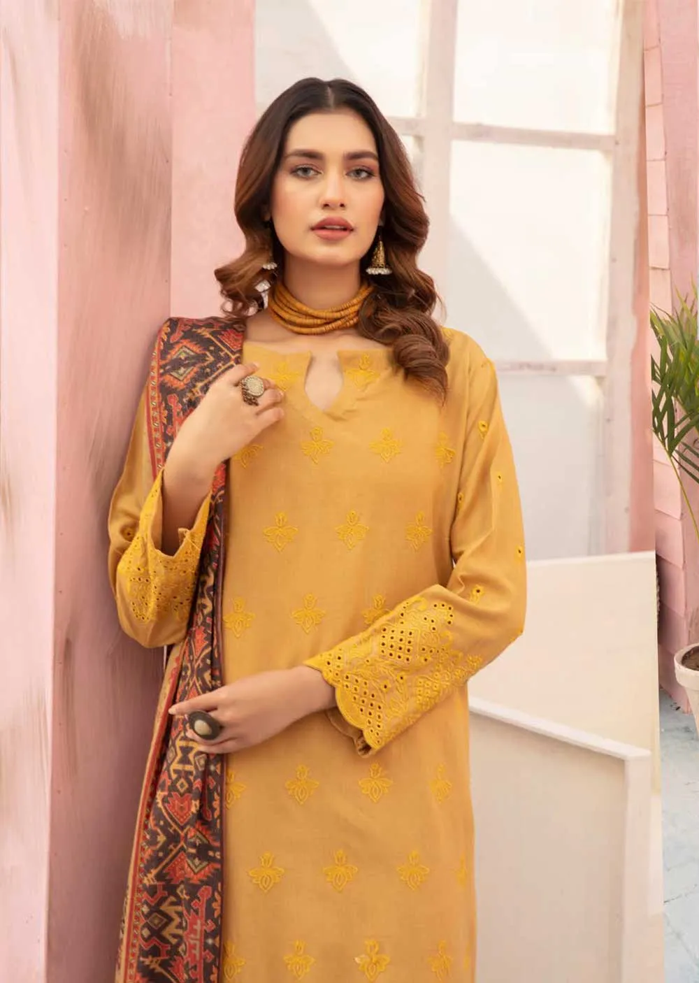 JR-917-R - Readymade - Zarqa Chickenkari Collection By Johra 2022