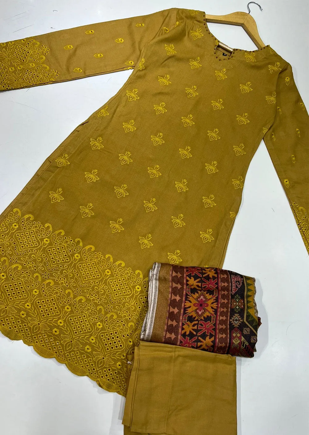 JR-917-R - Readymade - Zarqa Chickenkari Collection By Johra 2022