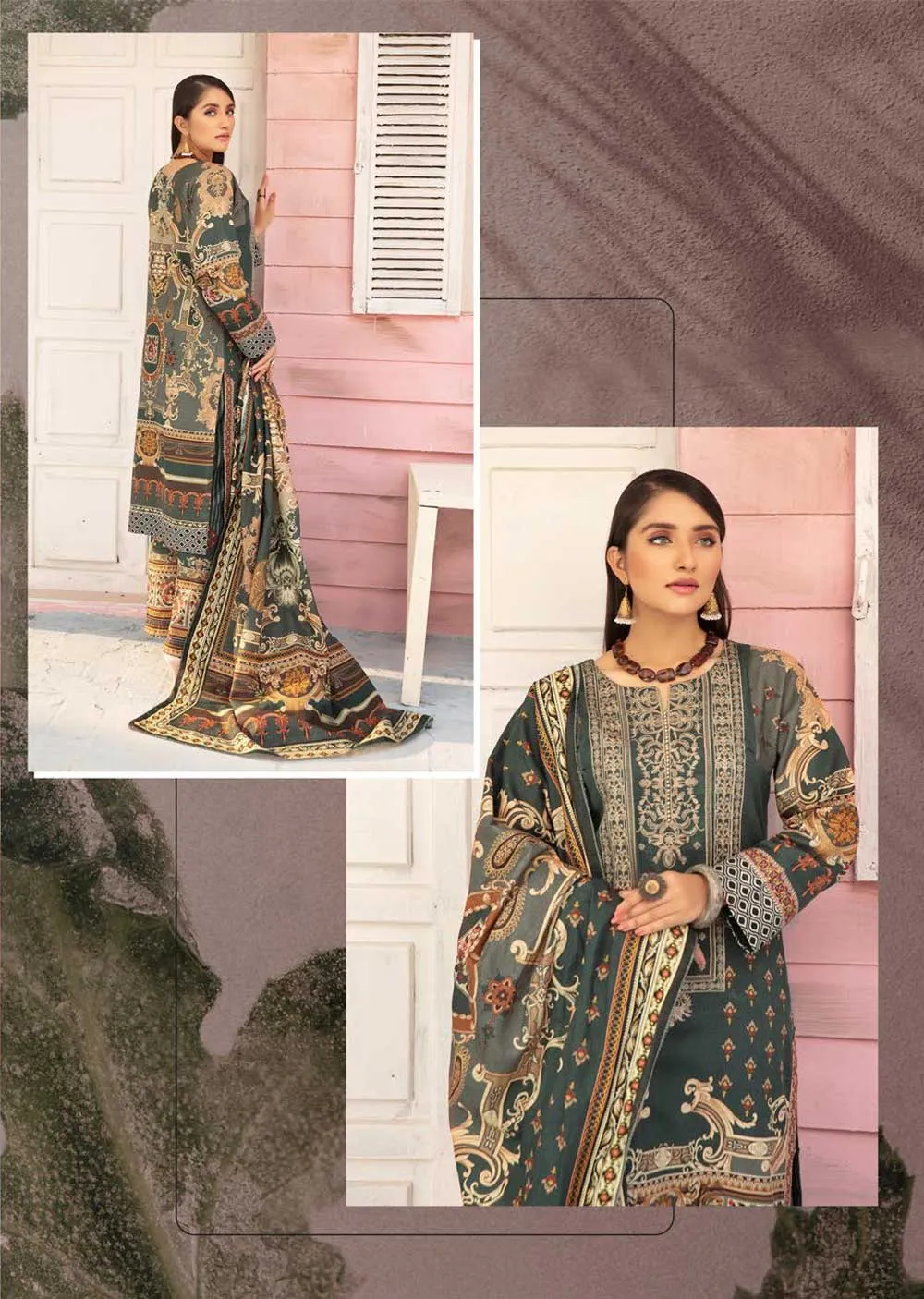 JR-926-R - Readymade - Nayab Khaddar Collection By Johra 2022