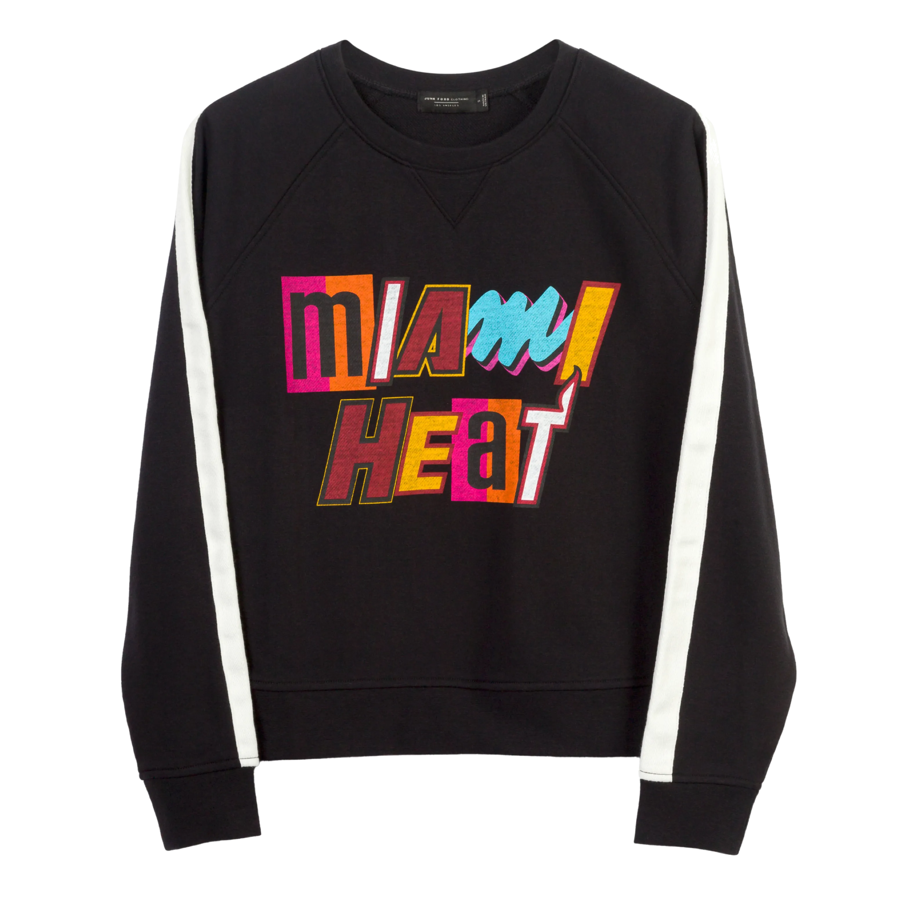 Junk Food Miami HEAT Overtime Mashup Women's Crewneck