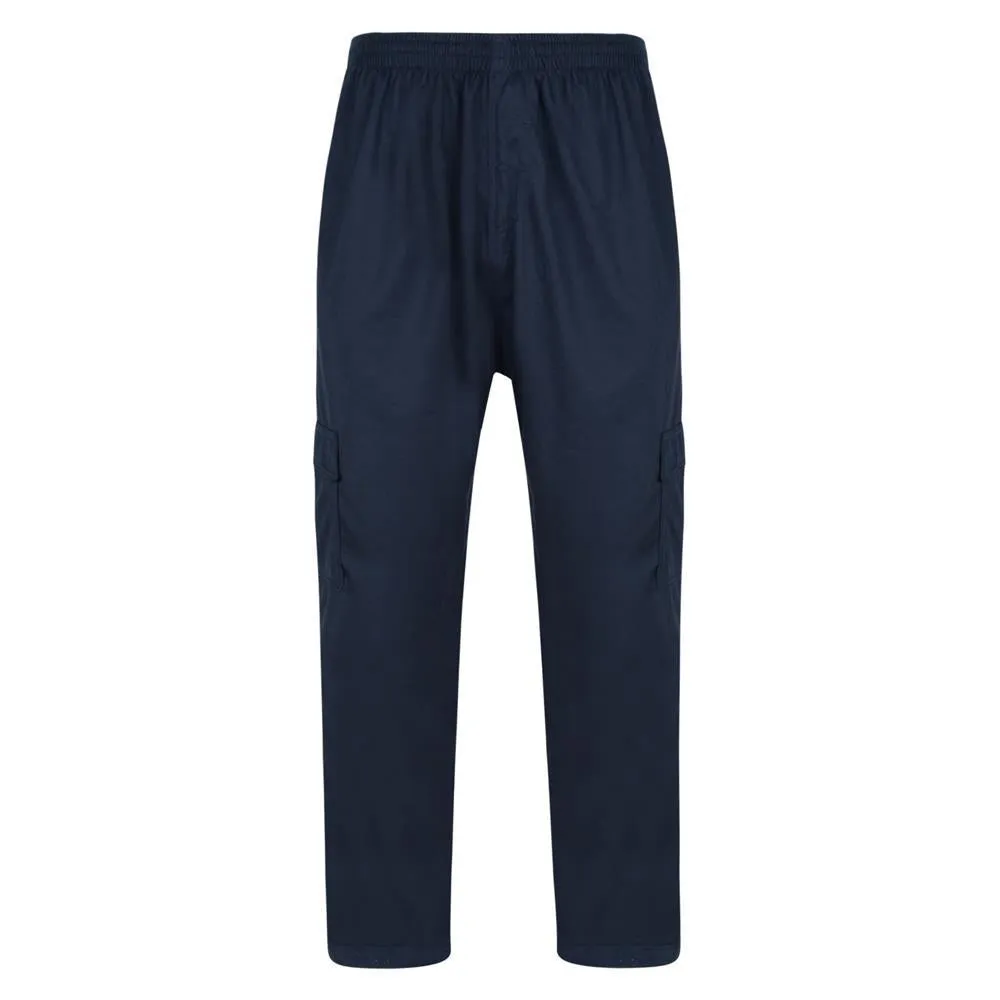 Kam Men's Big & Tall Fit Twin Pack Light Wait Jogging Bottoms (KBS232) 2XL-8XL, 3 Colours