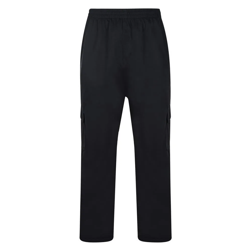 Kam Men's Big & Tall Fit Twin Pack Light Wait Jogging Bottoms (KBS232) 2XL-8XL, 3 Colours