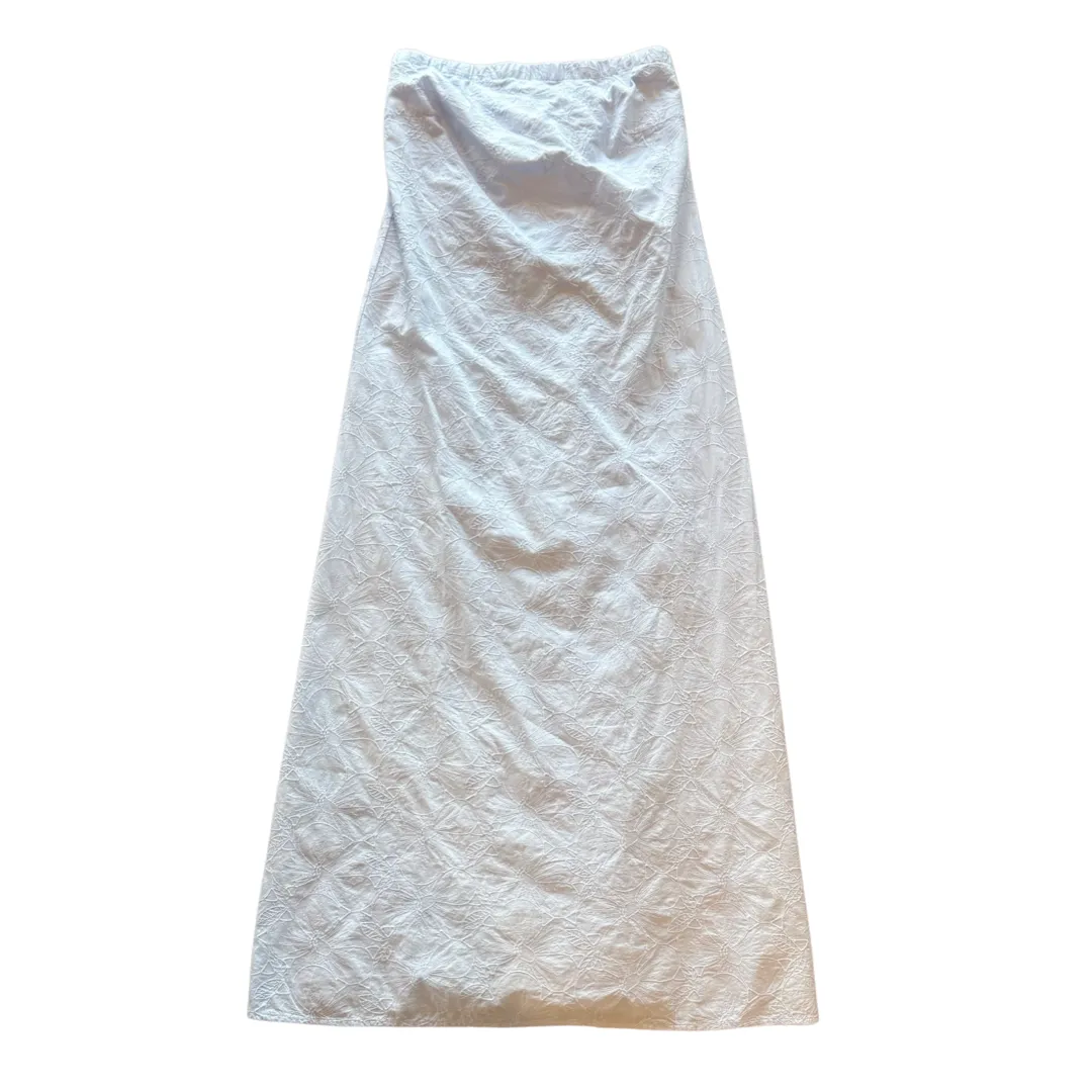 Kenna Strapless Maxi Dress in Blue