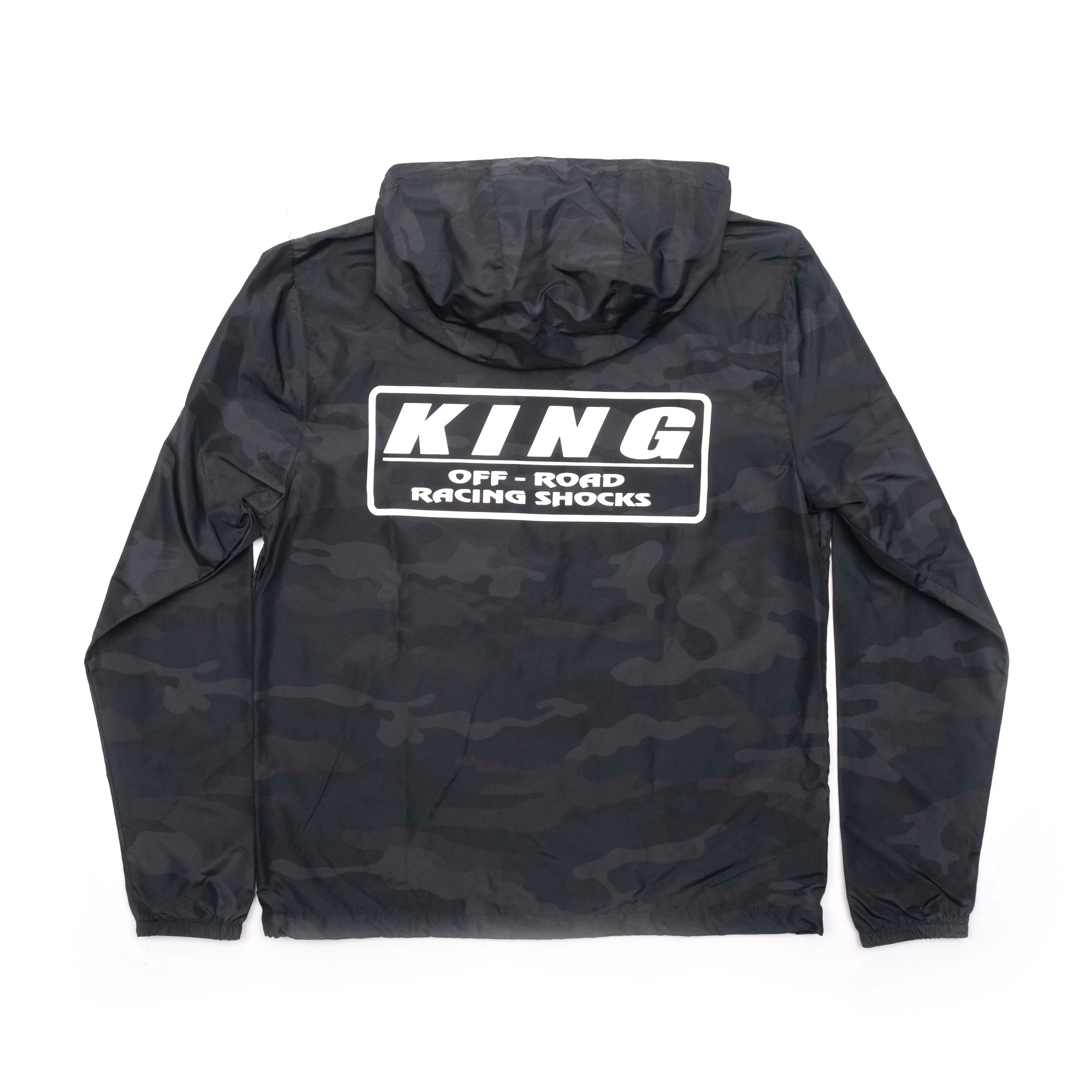 King Shocks BLACK CAMO Lightweight Windbreaker