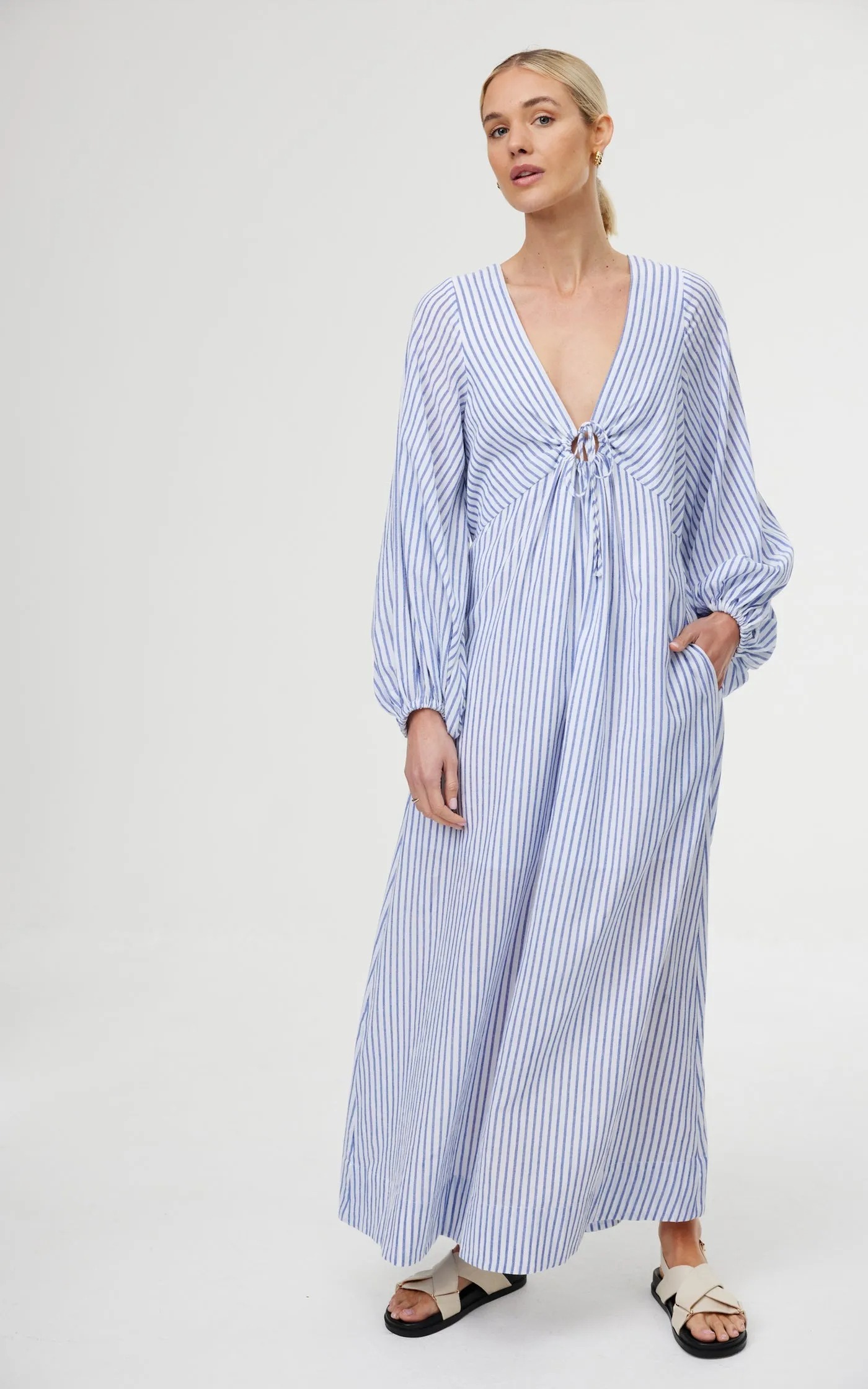 Kinney Marais Dress - Sea Stripe