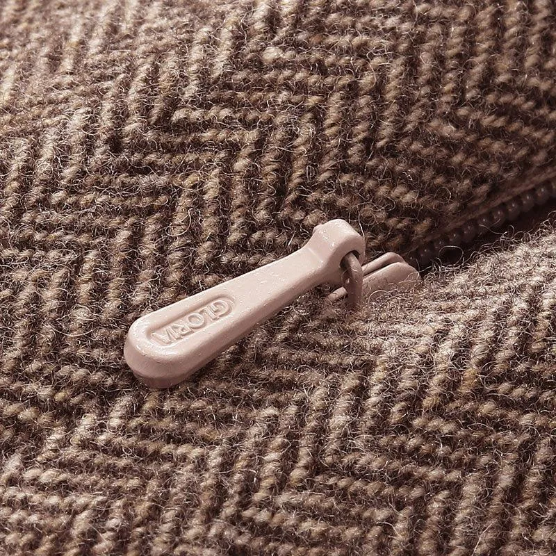 Knee-Length Washable Wool Skirt