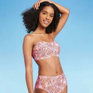 Kona Sol Women's Lightly Lined Bandeau Bikini Top