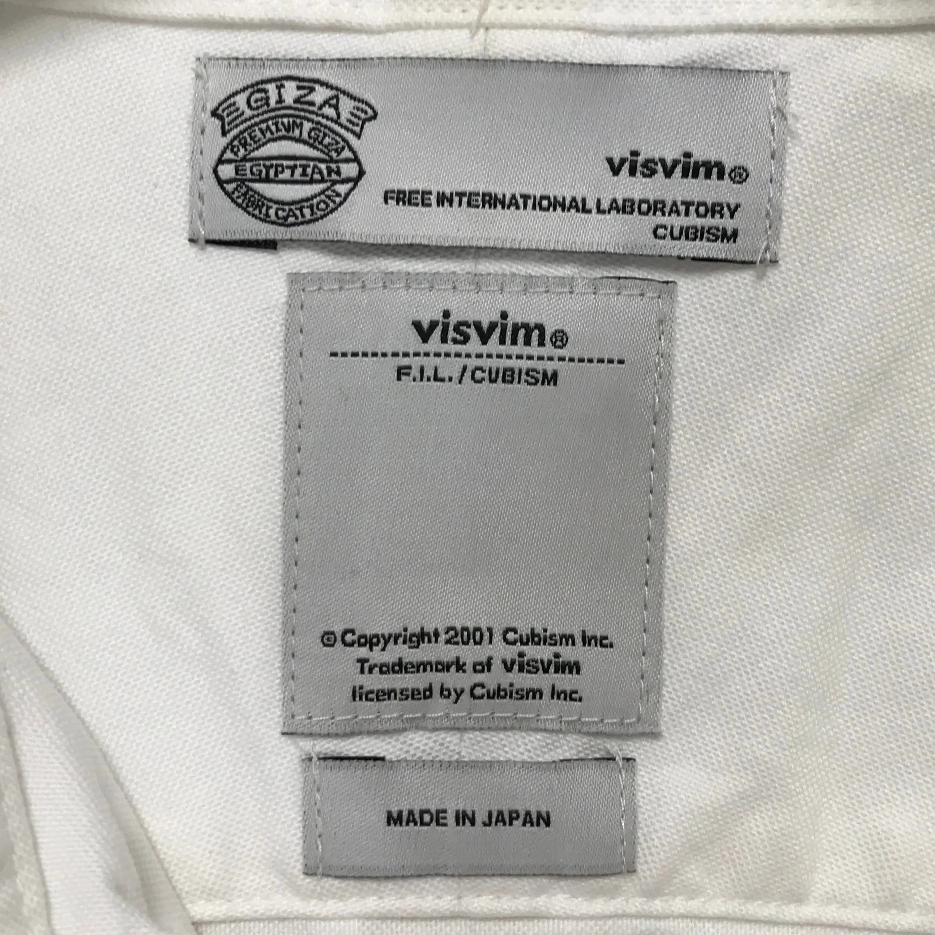 [L] Visvim 14SS JUNEAU WELD L/S SHIRT GIZA WHITE