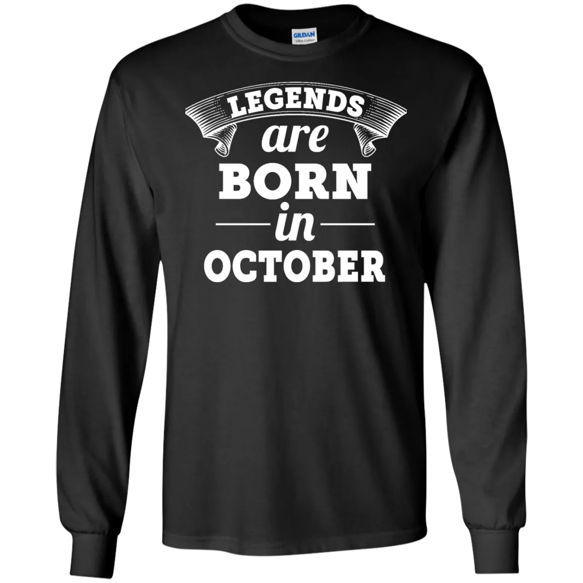 Legends are born in October shirt, hoodie, tank