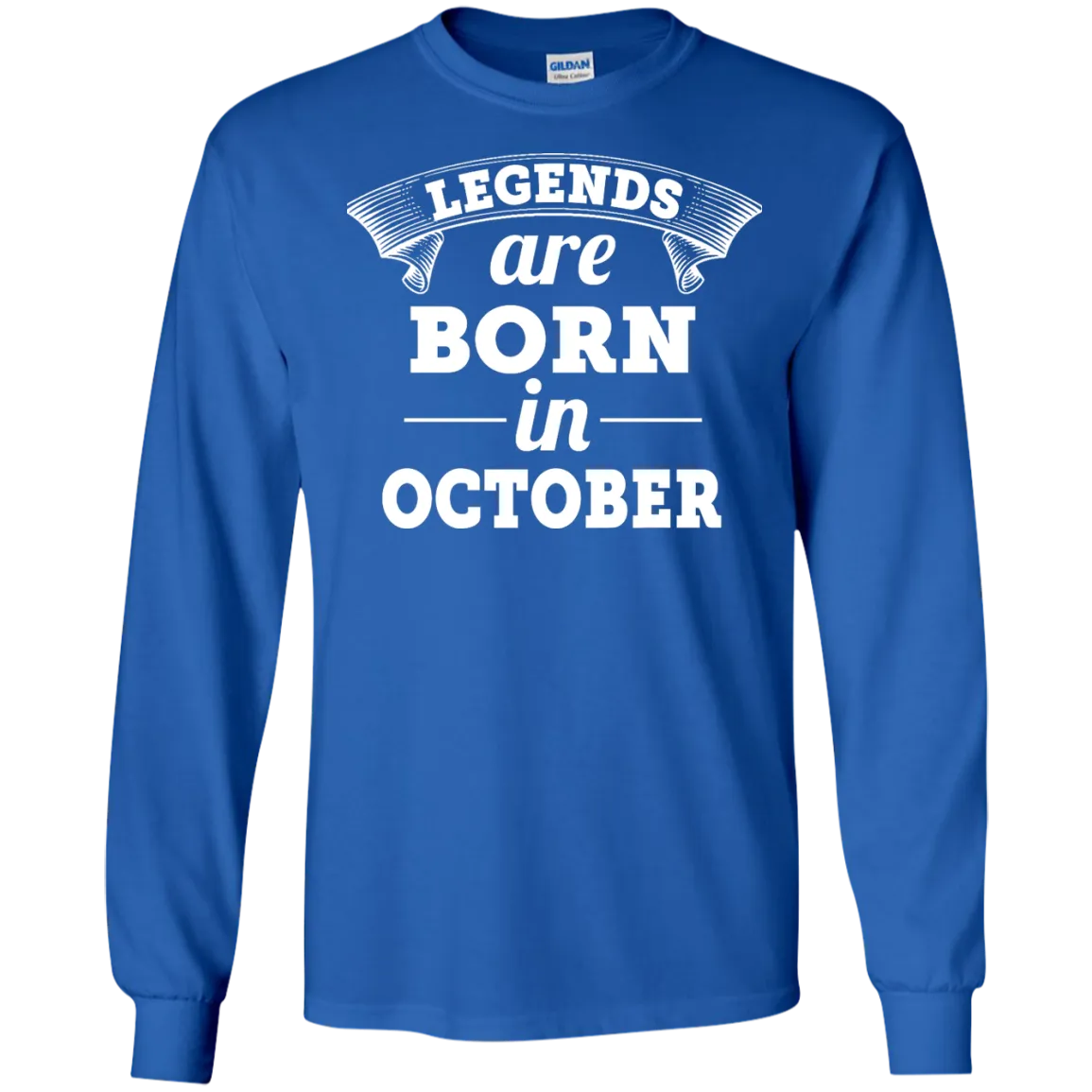 Legends are born in October shirt, hoodie, tank