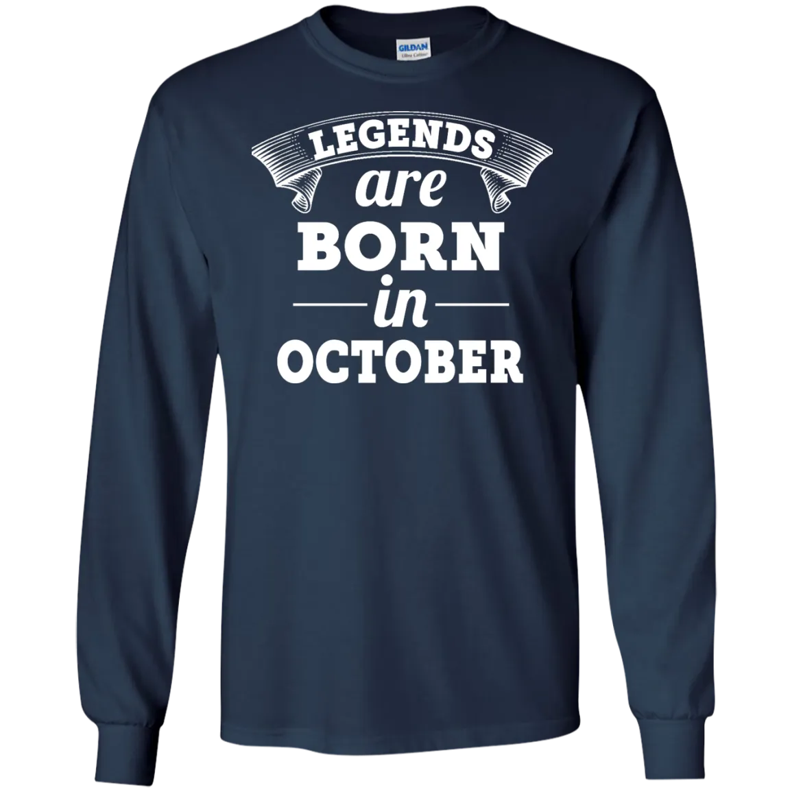 Legends are born in October shirt, hoodie, tank