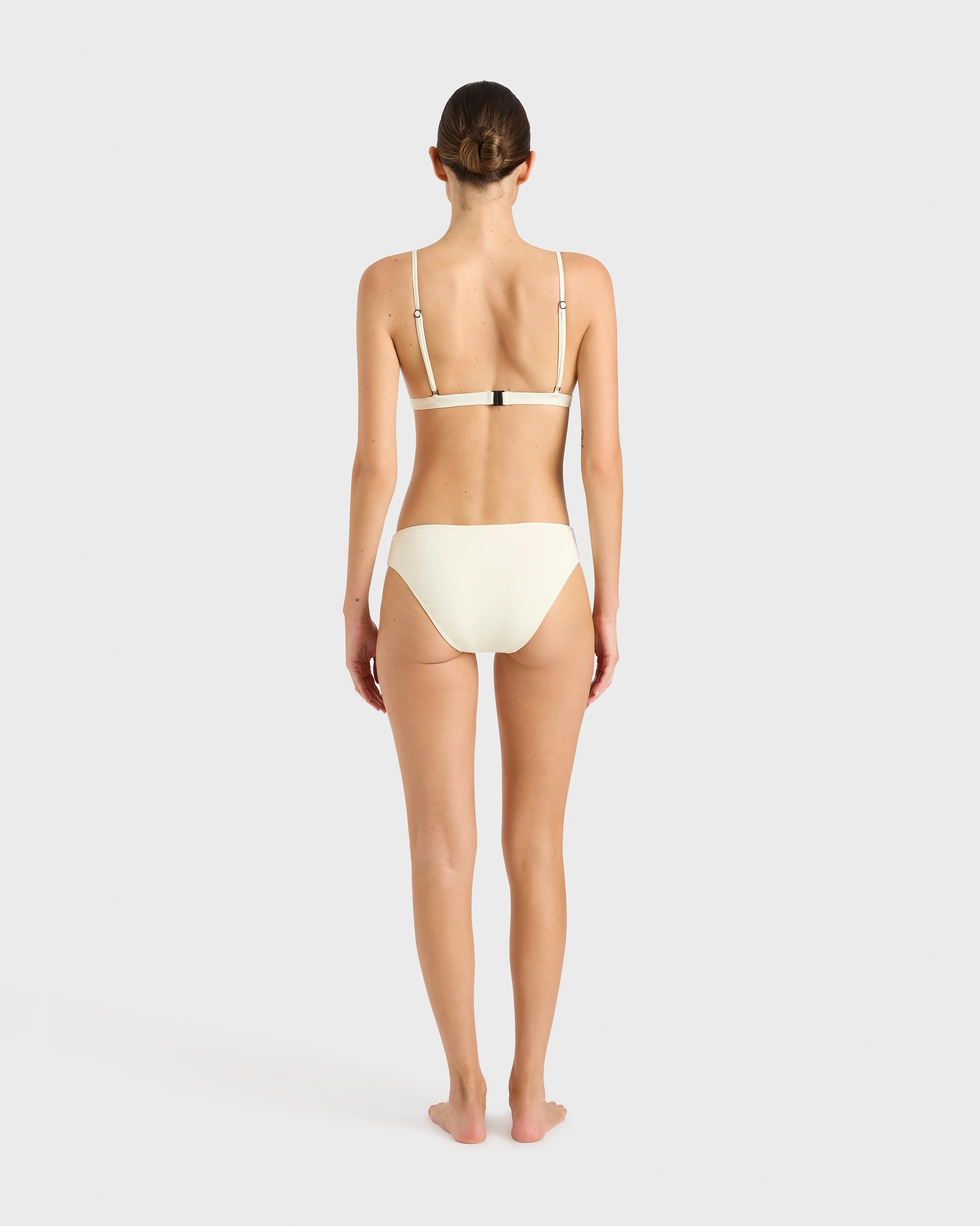 Leya Bikini Bottom - Porcelain