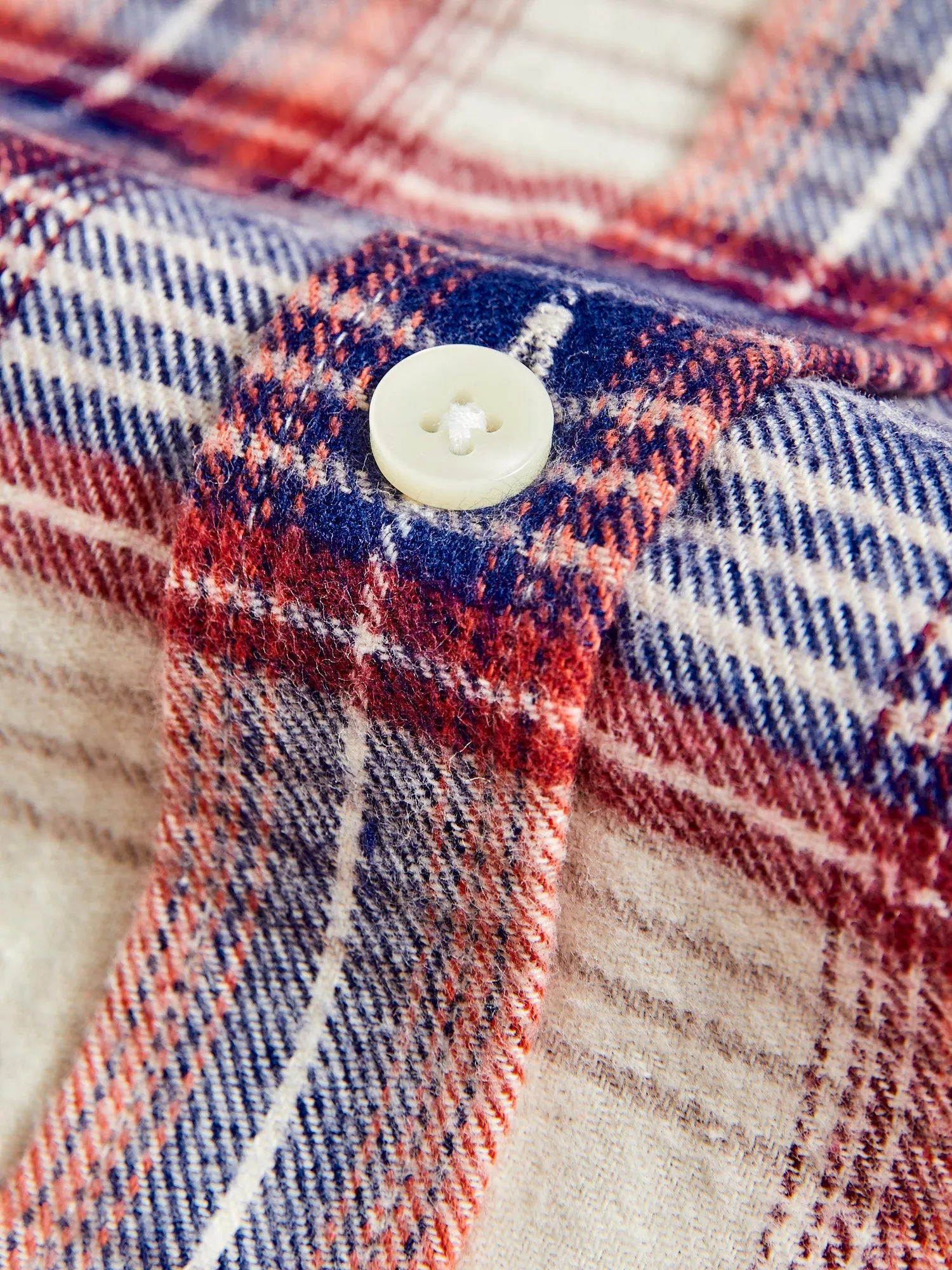 Liber Button-Up Shirt in Red White & Blue