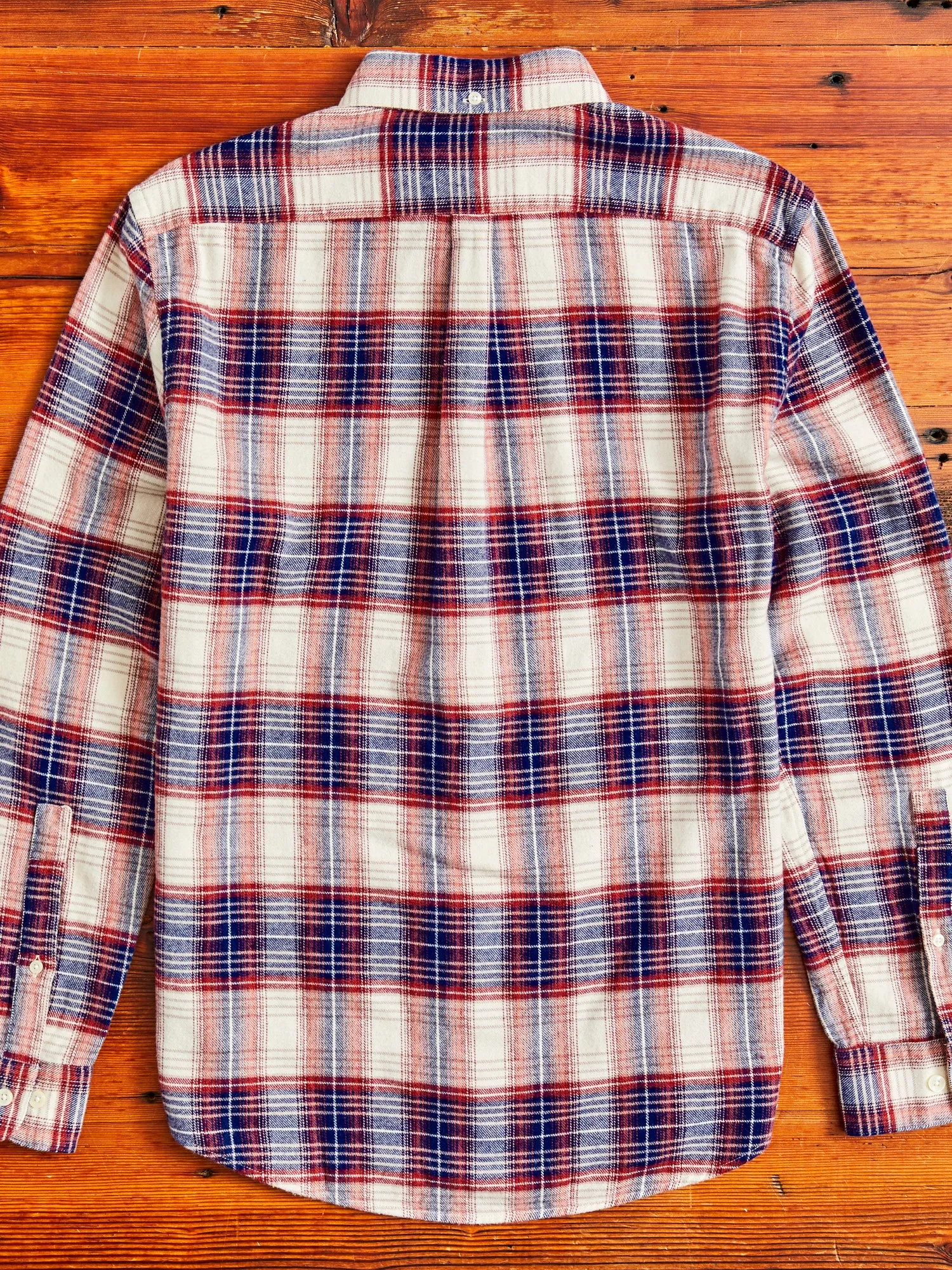 Liber Button-Up Shirt in Red White & Blue