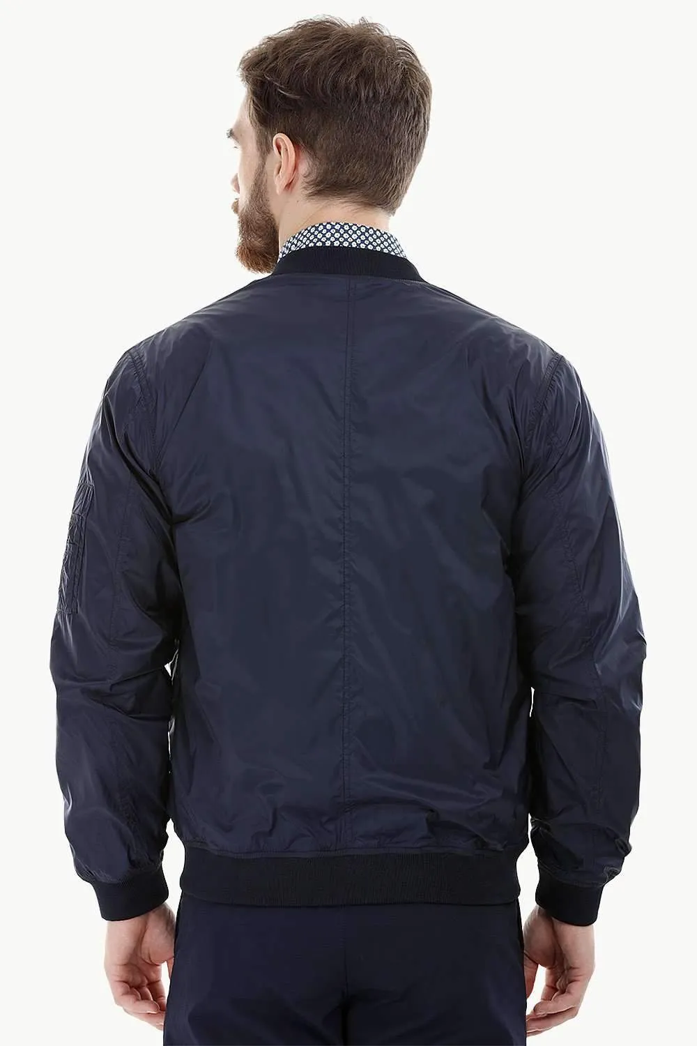 Lightweight Navy Bomber Jacket