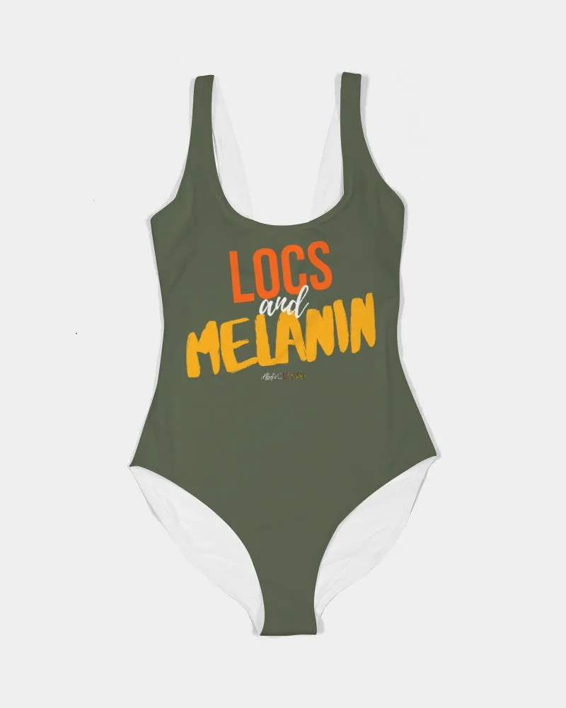 LOCS and MELANIN Women's One-Piece Swimsuit