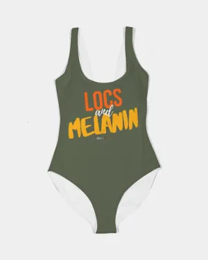 LOCS and MELANIN Women's One-Piece Swimsuit
