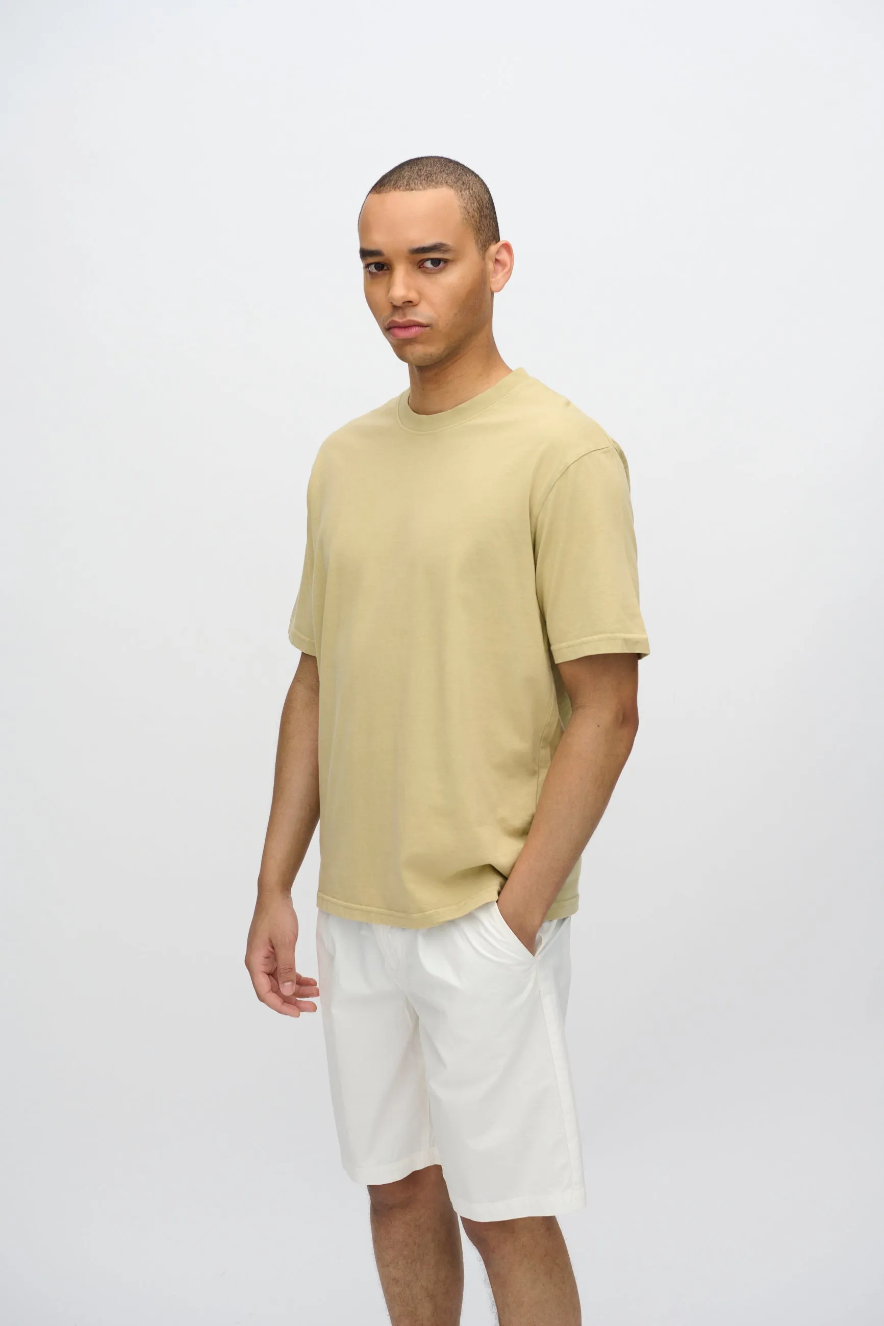 Lono short sleeved t-shirt 3412 - Eucalyptus