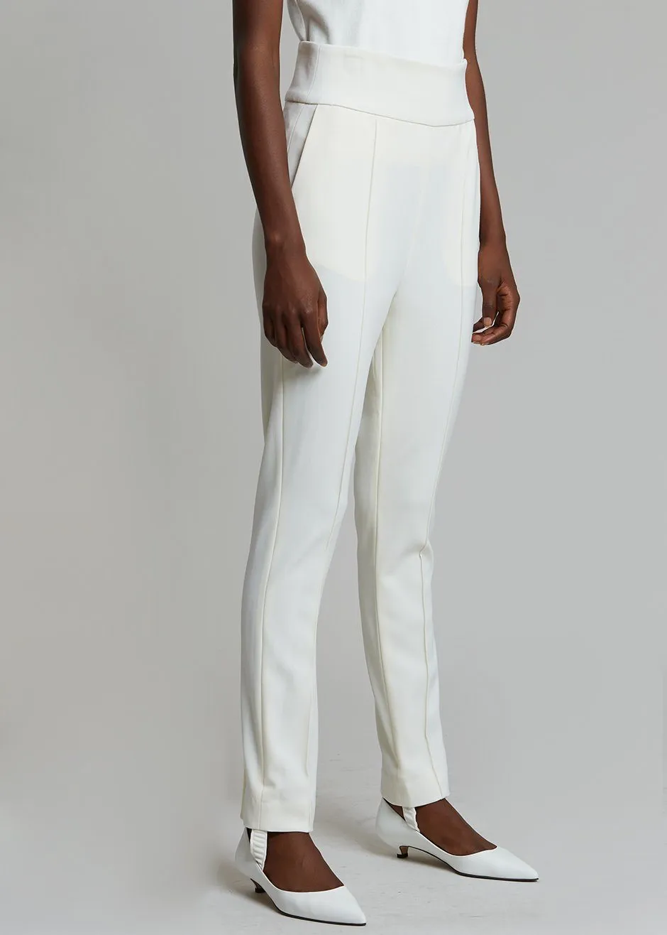 Loulou Studio Pinzon Stirrup Pants - Ivory