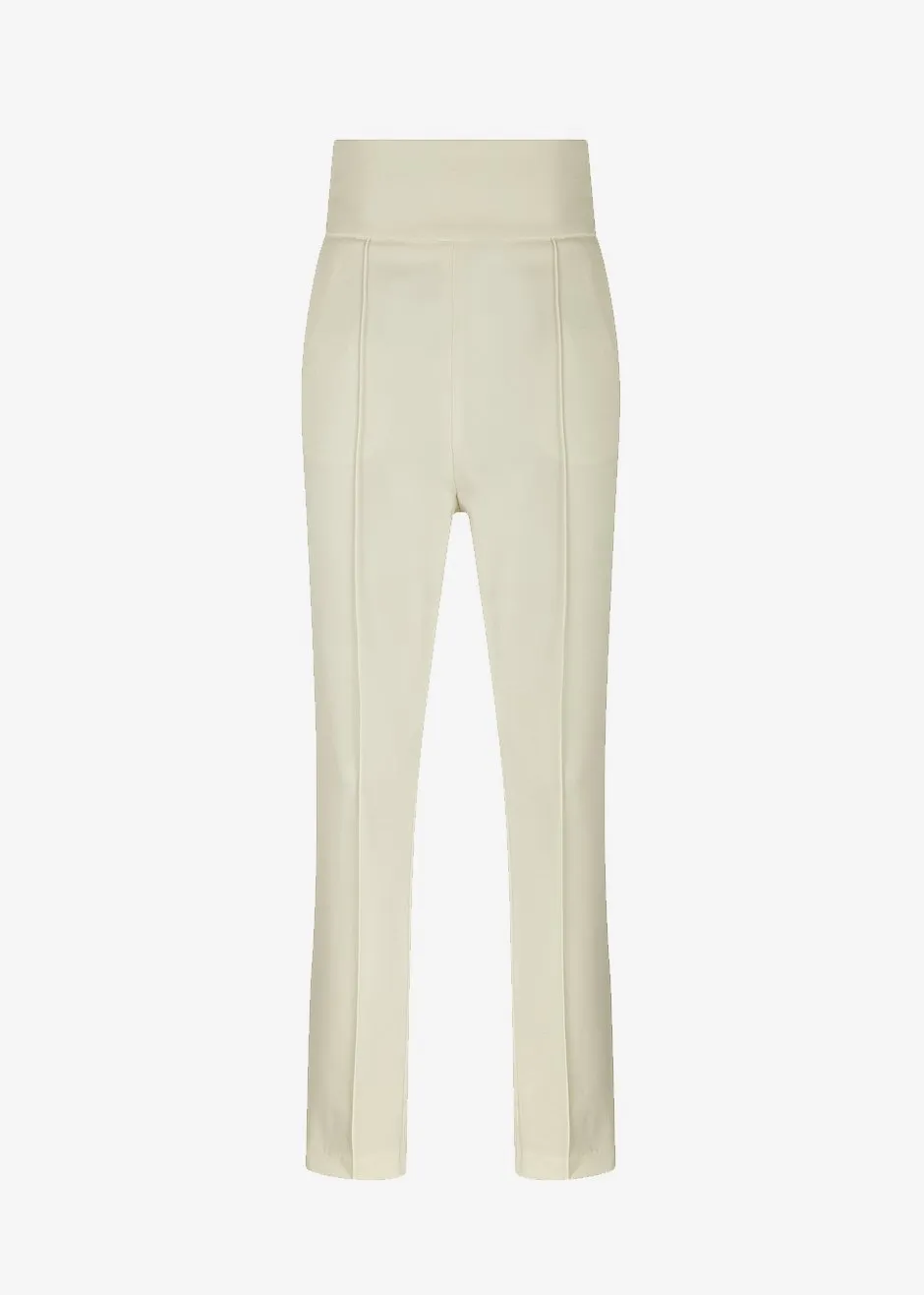Loulou Studio Pinzon Stirrup Pants - Ivory