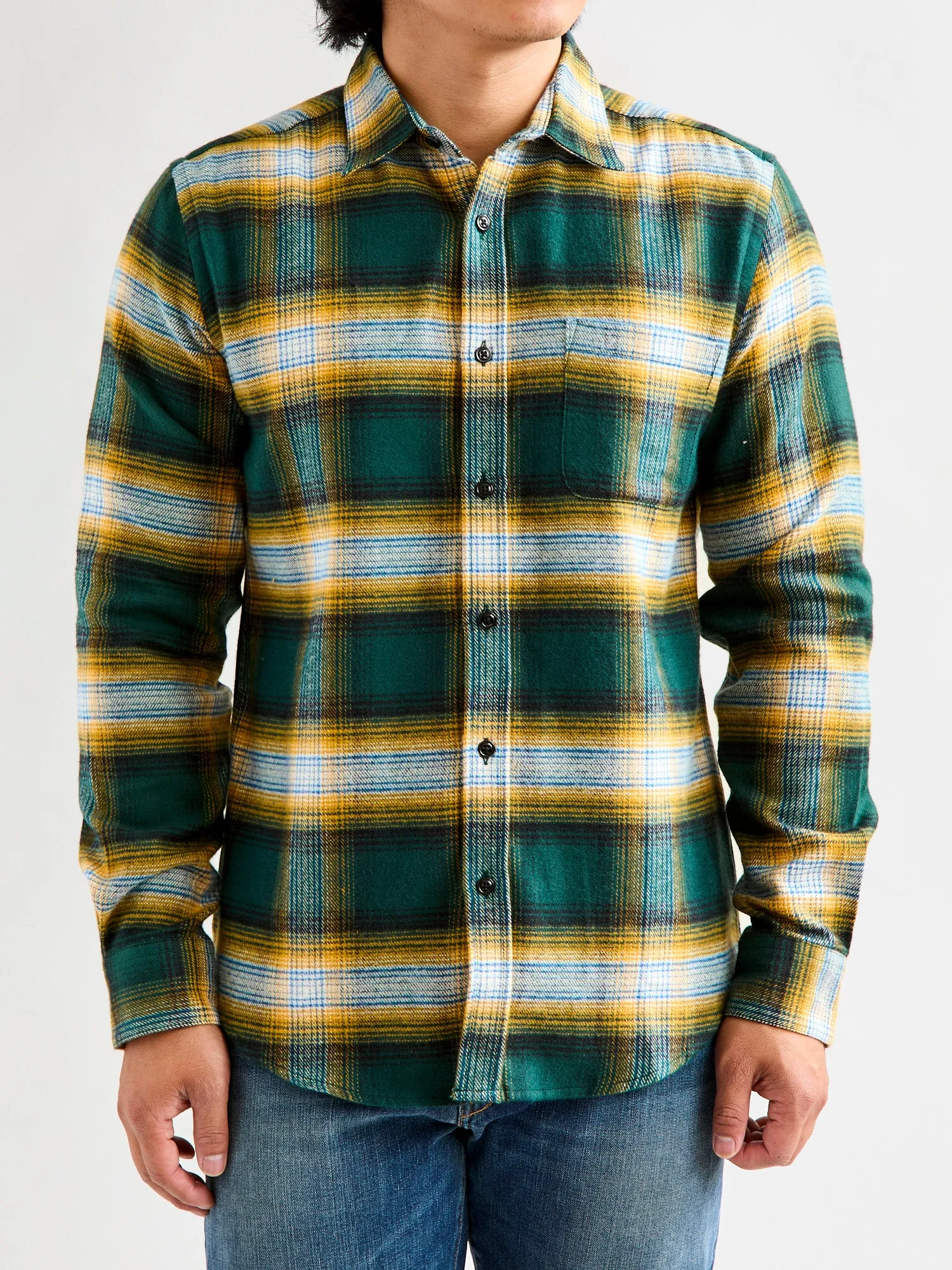 Lousa Button-Up Shirt in Green