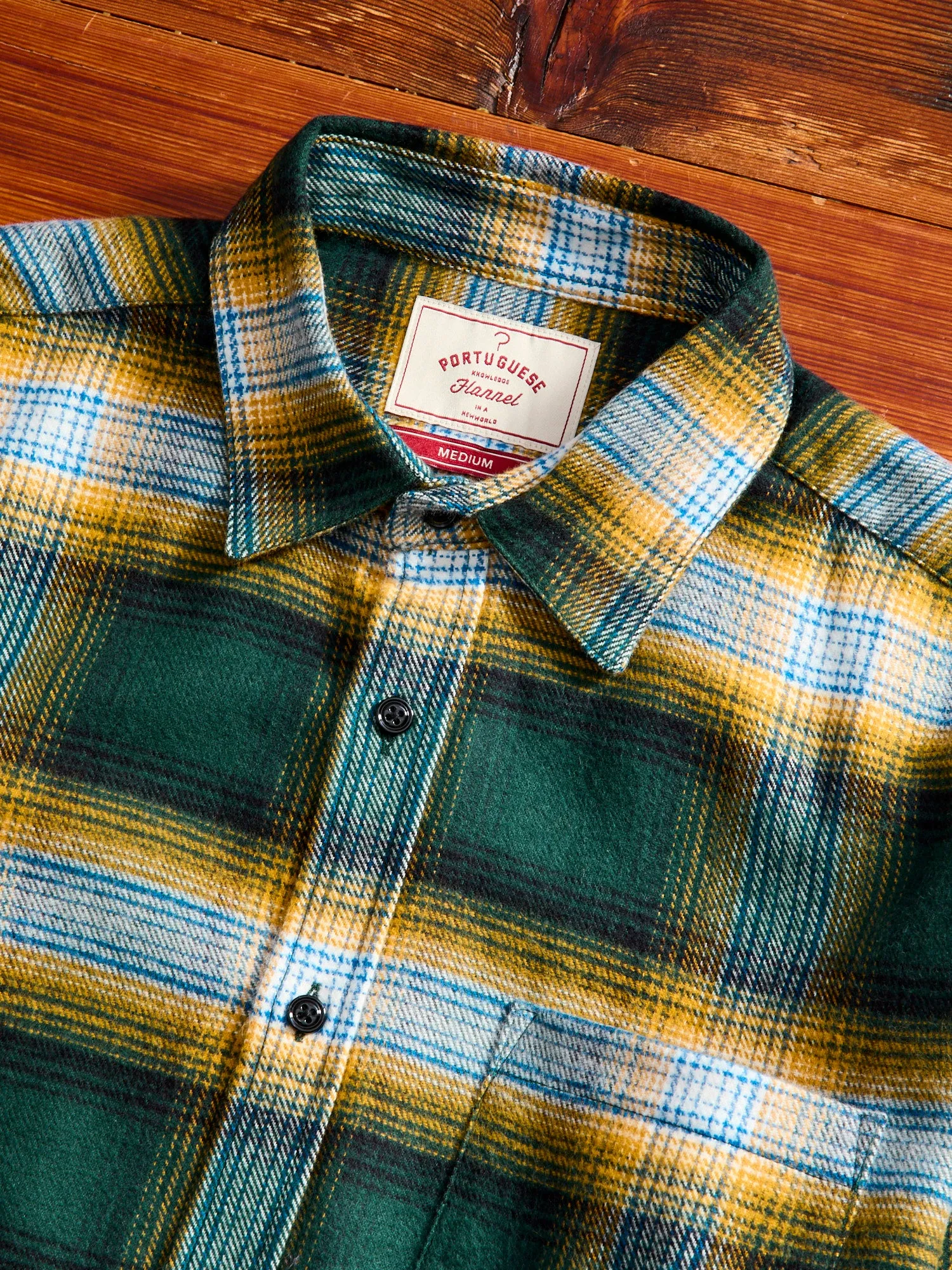 Lousa Button-Up Shirt in Green