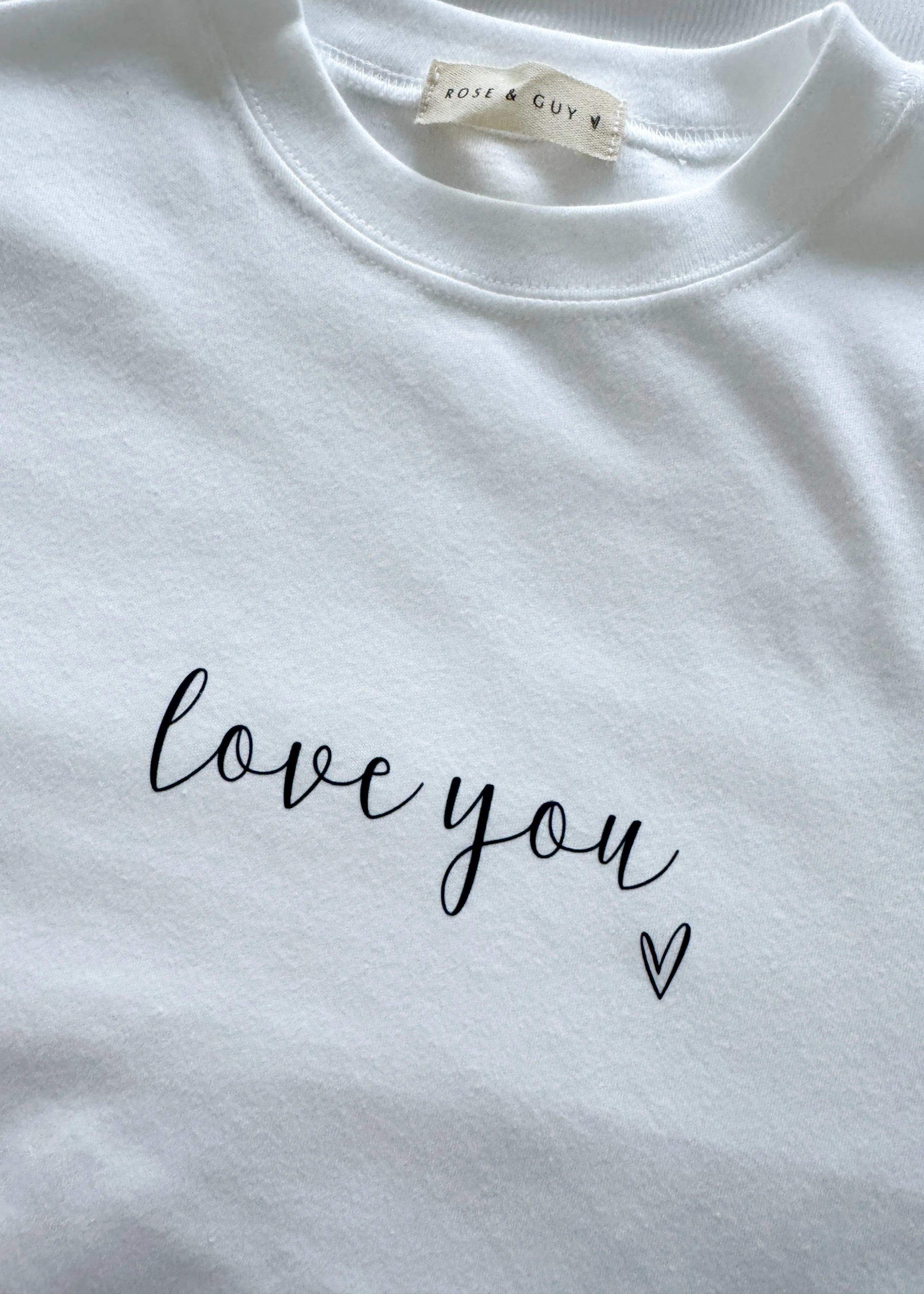 “LOVE YOU” T-SHIRT