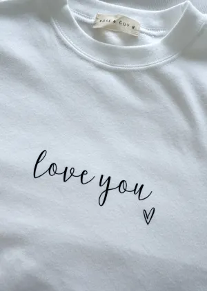 “LOVE YOU” T-SHIRT