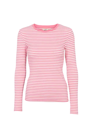 Ludmilla LS Tee - pink carnation / bright white