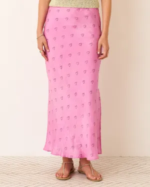 Lyra Fuchsia Heart Skirt