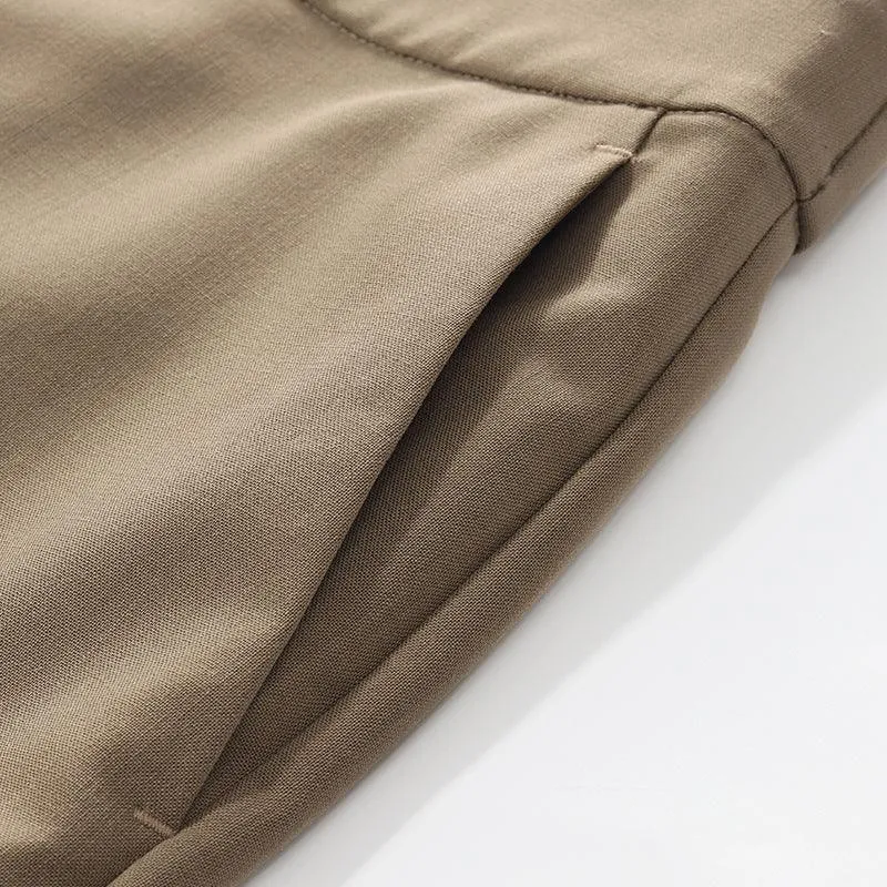Machine Washable Worsted Wool Ankle Pants