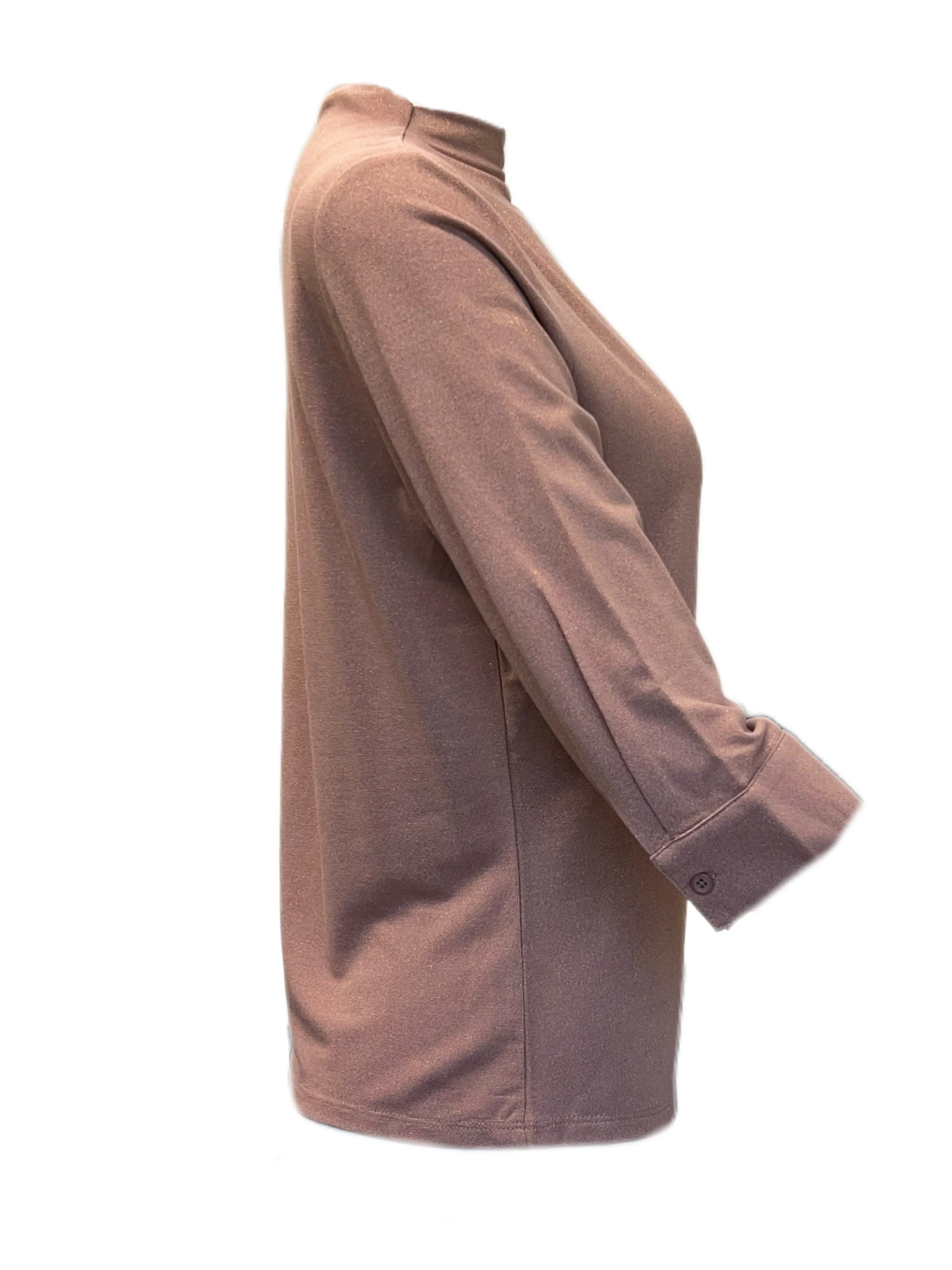 Marella by Max Mara Women's Peach Oronte Jersey Top Size L NWT