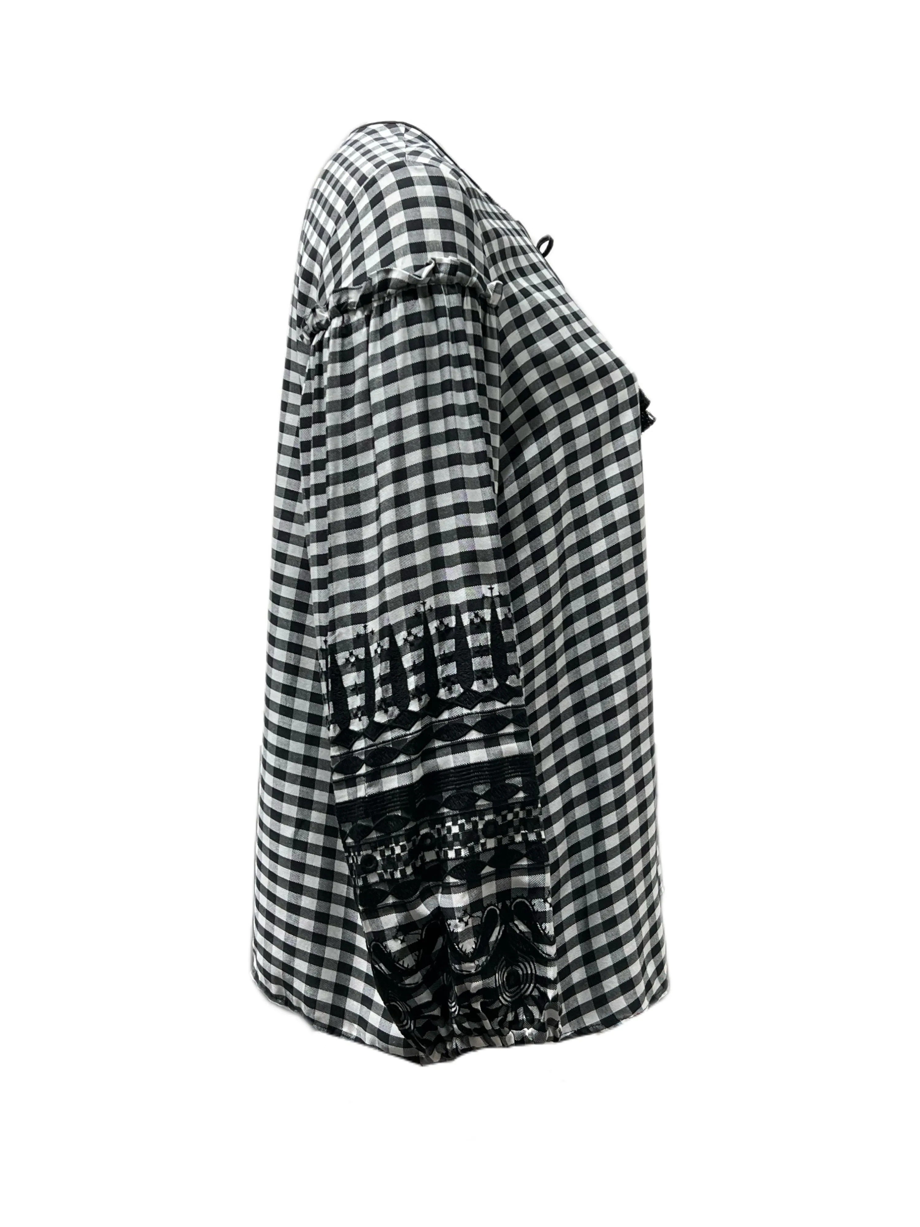 Marina Rinaldi Women's Nero Babordo Viscose Top NWT