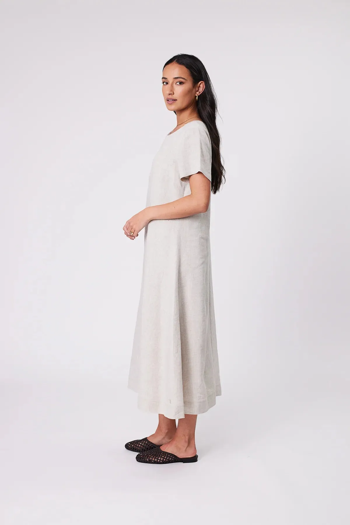 Marlow Sicily Linen Dress - Natural