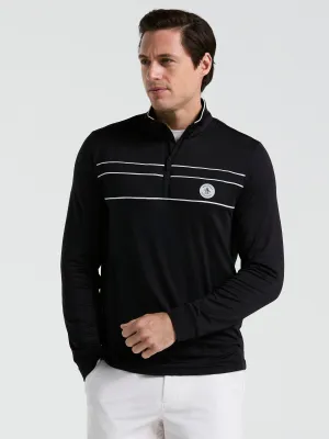 Men's Lightweight 1/4" Zip Corded Pullover Golf Base Layer