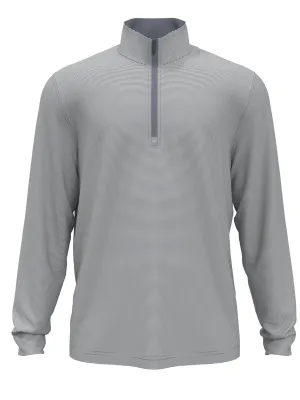 Men's Long Sleeve Feeder Stripe Mock Neck
