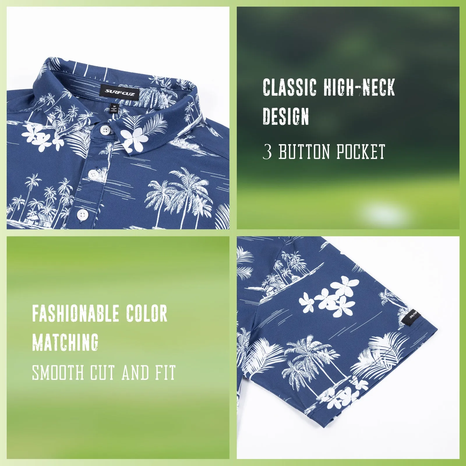 Men's Quick-Dry Golf Polo Shirts