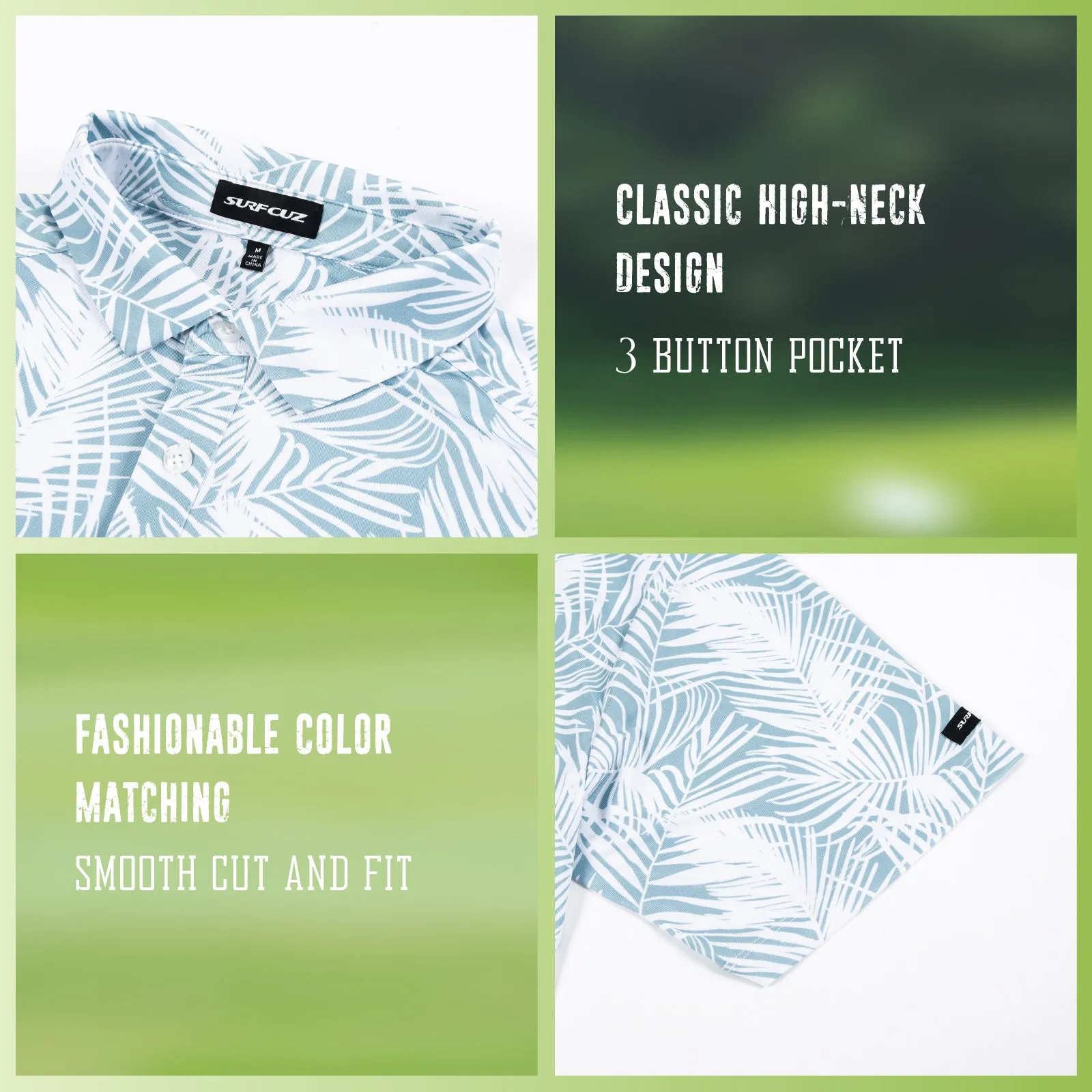 Men's Quick-Dry Golf Polo Shirts
