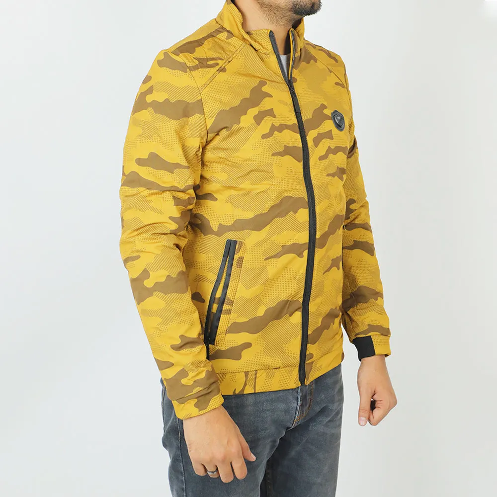Men's Reversible Jacket - Mustard & Yellow