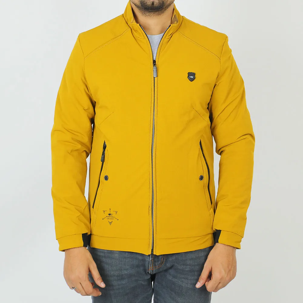 Men's Reversible Jacket - Mustard & Yellow