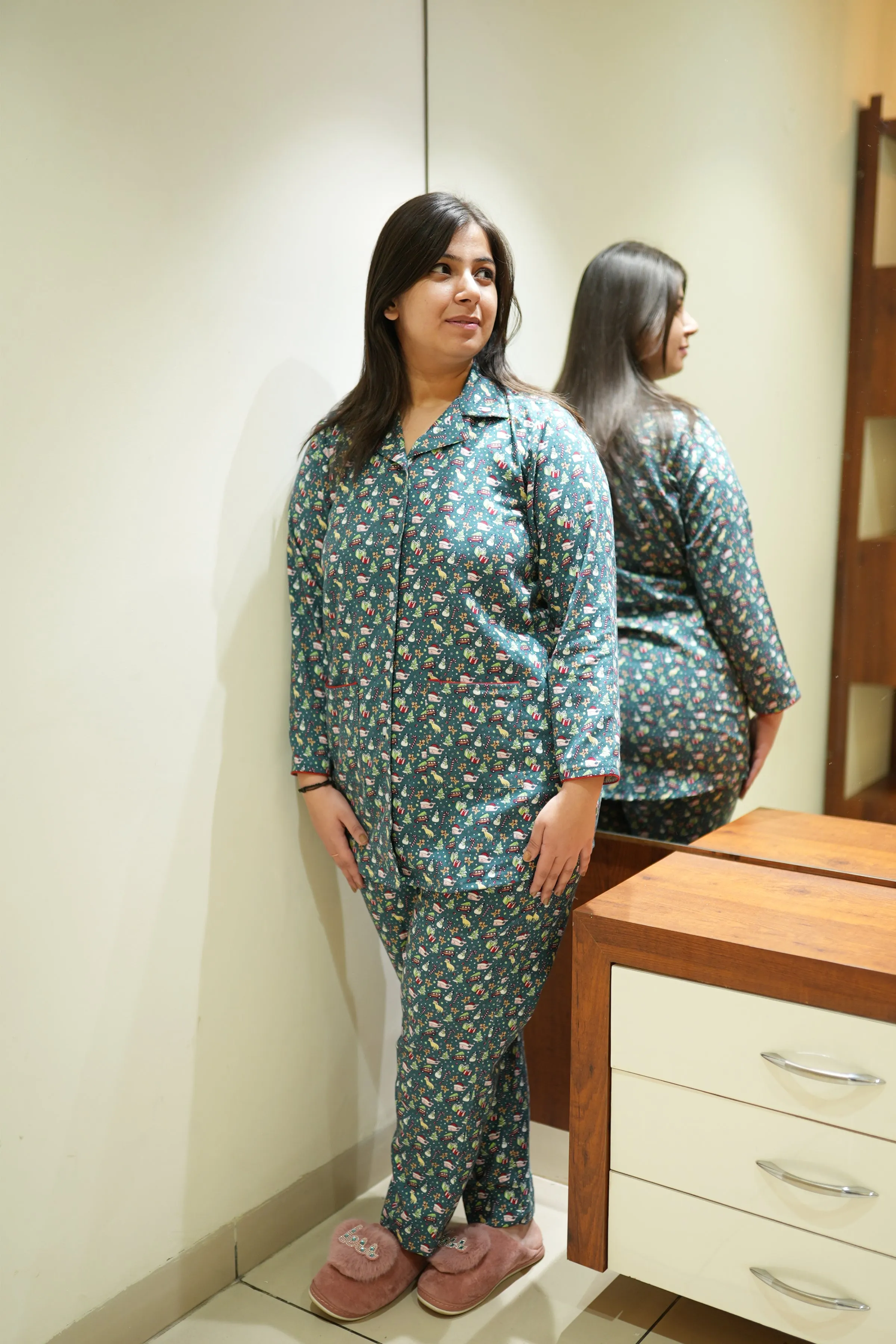 Merry Jingles Woollen Night Suit