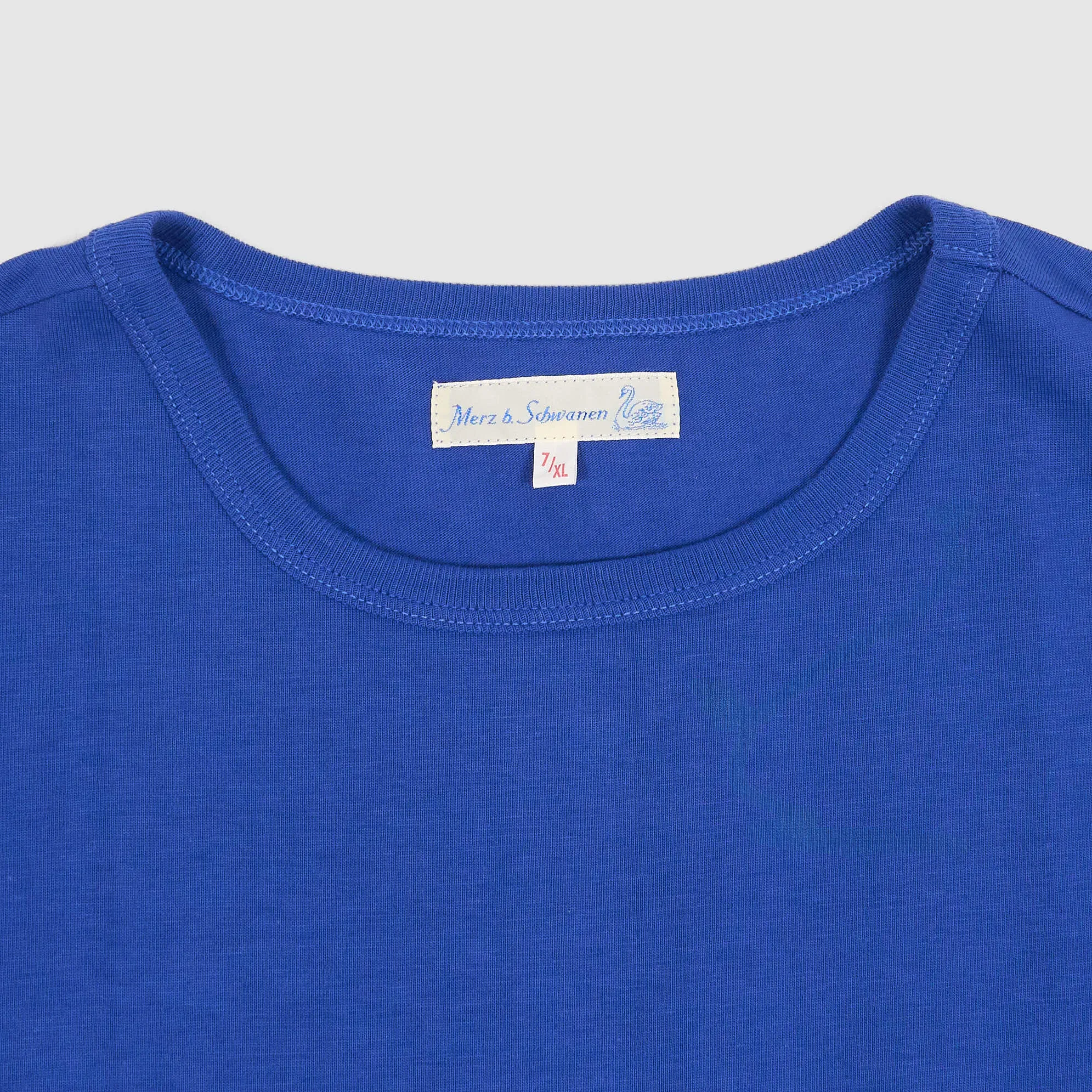 Merz b. Schwanen Soft Organic Loop Wheeler Short Sleeve Crew Neck T-Shirt