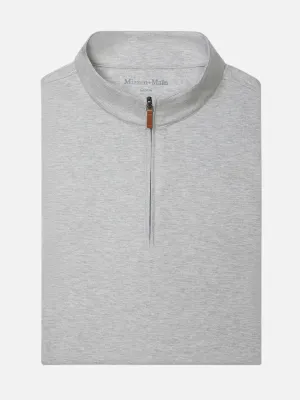 Mizzen  Main KPI Quarter Zip - Cool Gray Heather