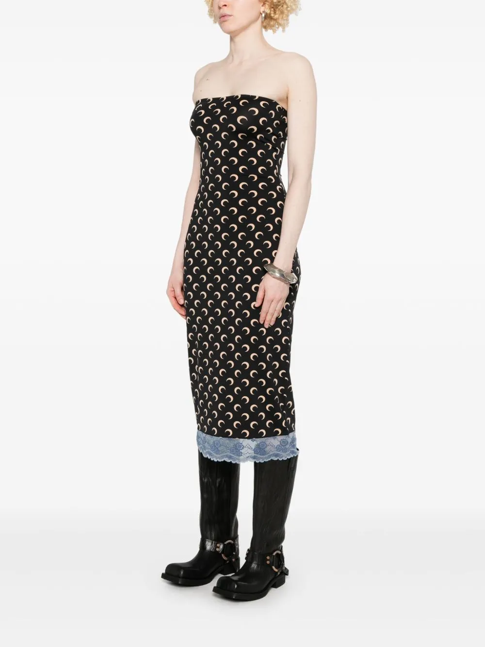Moon bustier dress