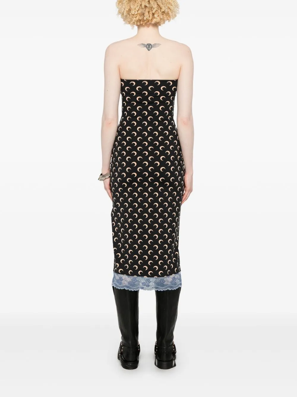 Moon bustier dress