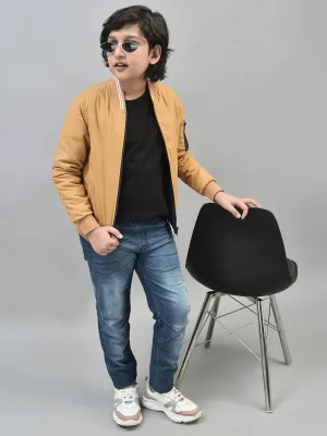 Mustard Reversible Bomber Jacket