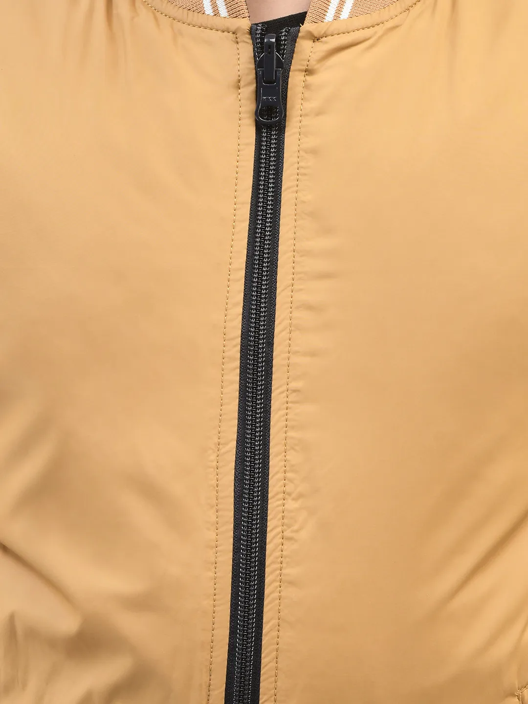 Mustard Reversible Bomber Jacket