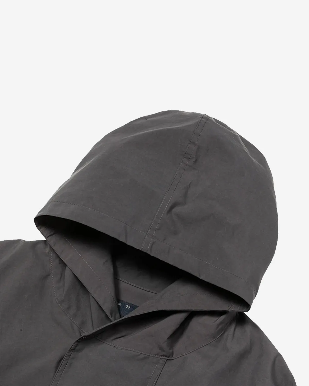 Neutral Hooded Blouson - Charcoal