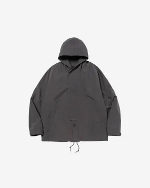 Neutral Hooded Blouson - Charcoal
